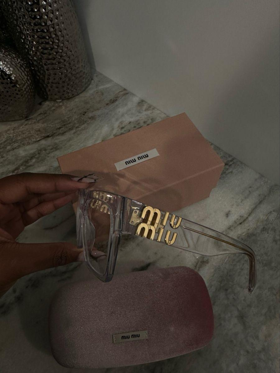 DV. CLEAR MIUMIU GLASSES
